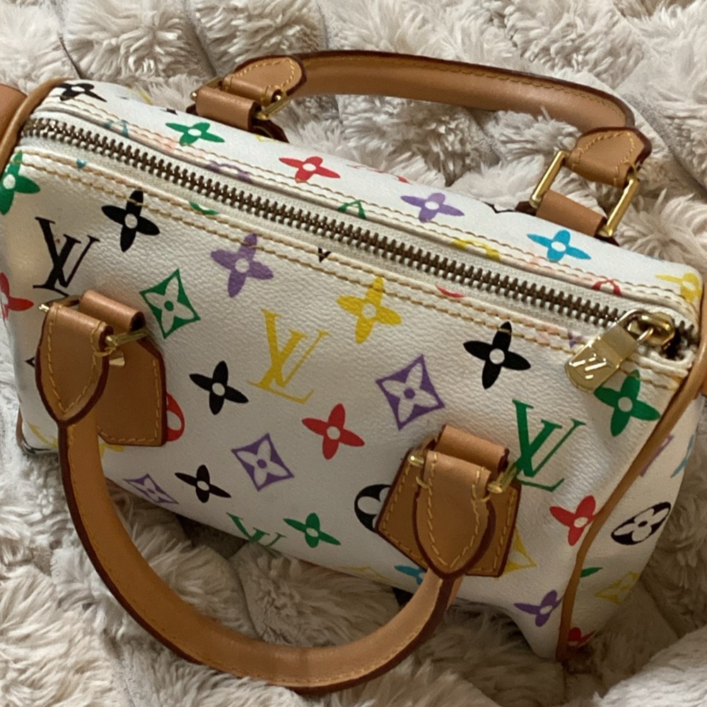 Louis Vuitton Mini Speedy M41534 Details Multicolor Designer Handbag